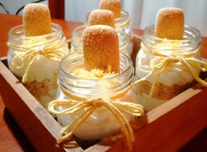 Una foto de Mousse de limón
