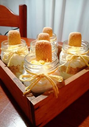 Una foto de Mousse de limón