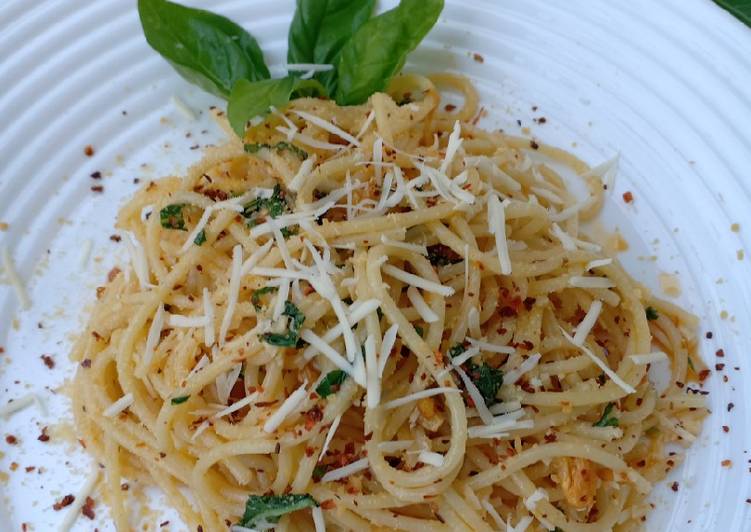 Resep Simple Spaghetti Aglio, Enak Banget