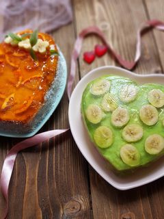 عکسی از دستور کیک یخچالی ژله ای میوه ای (روز دختر)