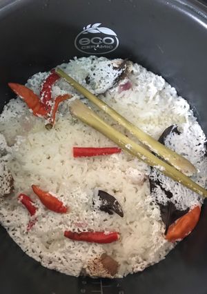 Foto resep Nasi liwet santan magic com