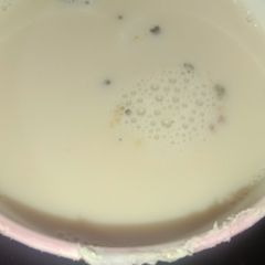 Bournvita milk A picture of Bournvita milk.