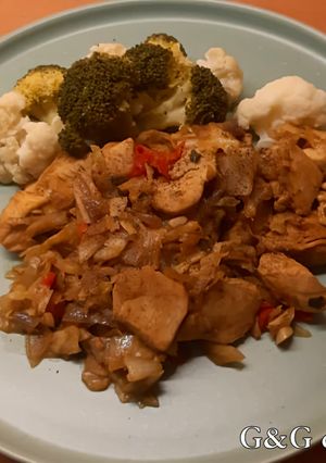 Φωτογραφία της συνταγής Κοτόπουλο Stir-fry με λάχανο C&G