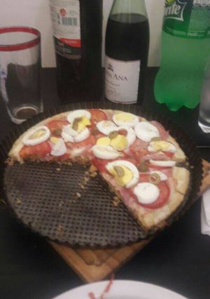 Una foto de Pizza sin Gluten