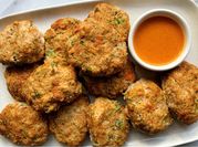 A picture of corn nuggets