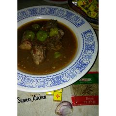 A picture of Chicken pepper soup.