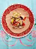 Relleno para tacos veganos de quinoa y vegetales de estación 🌮