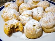 Una foto de tipo de harina para las profiteroles