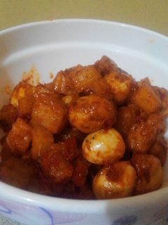 Foto resep Telur Puyuh Kentang Balado