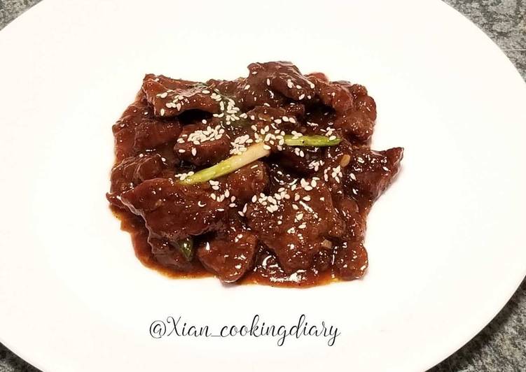 Resep Mongolian Beef ala bintang 5❤😍 yang Sempurna