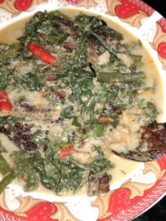 Foto resep Ikan asap Gulai daun singkong