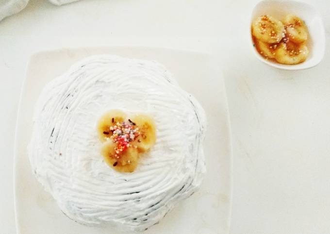 Recipe of Ultimate Besan Cardamom Banana Cake