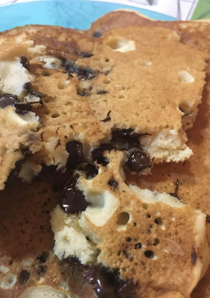 Una foto de Tortitas de jengibre y pepitas de chocolate