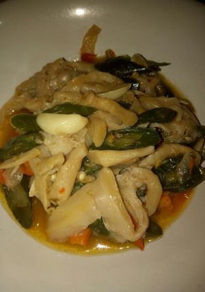 Foto resep Jamur oseng cabe ijo