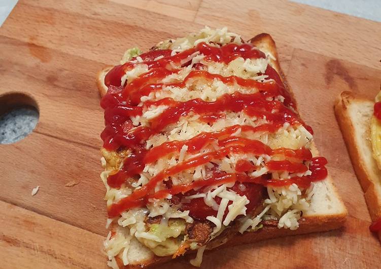 Resep Roti Panggang Korea | Gilgeori Toseuteu (길거리 토스트) yang Enak