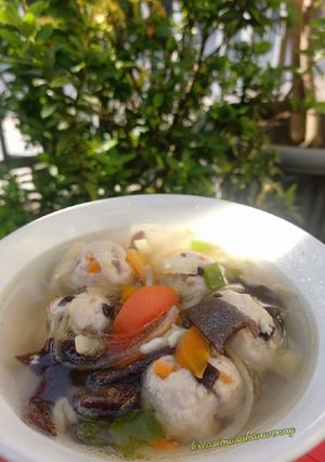 Foto resep Sup bola daging