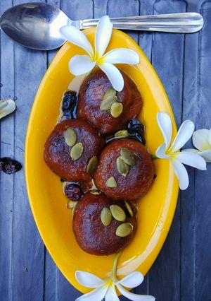 A picture of Biscuits Gulabjamun.