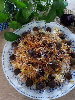 عکسی از دستور آلبالو پلو