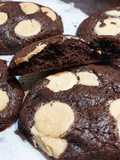 Galletas cacao amargo y chocolate blanco... 🍫🤍