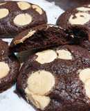 Galletas cacao amargo y chocolate blanco... 🍫🤍