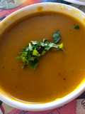 Crema de zapallo sin lactosa