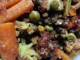 মিক্সড ভেজিটেবল জালফ্রেজি (mixed vegetable jalfrezi recipe in Bengali)