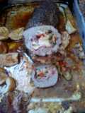 Colita Rellena de jamón, queso, morrón y aceitunas