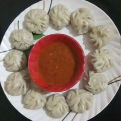 A picture of Veg momos.