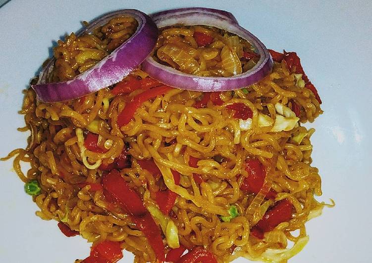 Recipe of Perfect Soy sauce sautéed noodles