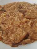 Risotto con funghi e nduja