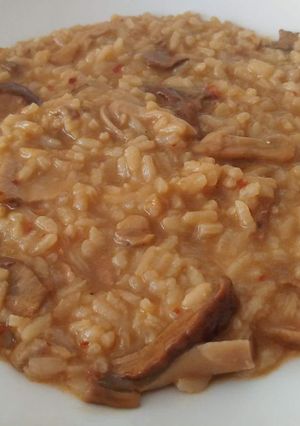 Foto di Risotto con funghi e nduja