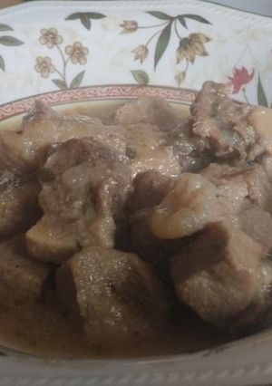 Una foto de Lomo de cerdo en salsa