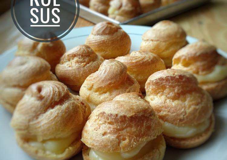 Cara buat Kue Sus Vla / Choux Pastry , Lezat