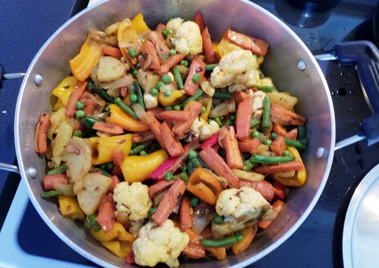 Mix veg in desi ghee Mix veg in desi ghee