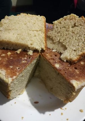 A picture of Cinnamon cake without an oven.