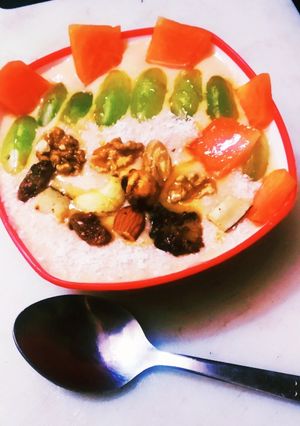 A picture of Healthy Nutty Smoothie Bowl.
