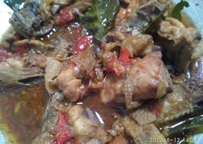 Ayam Kecap Manis Pedas Berkuah