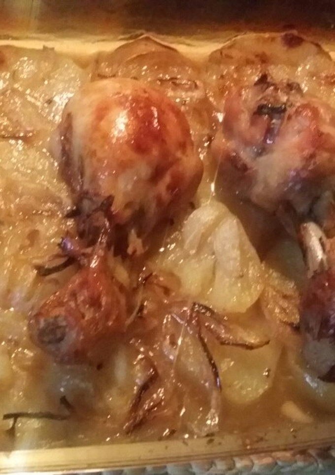 Una foto de Pollo al horno con cerveza