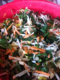 Una foto de Ensalada de colores