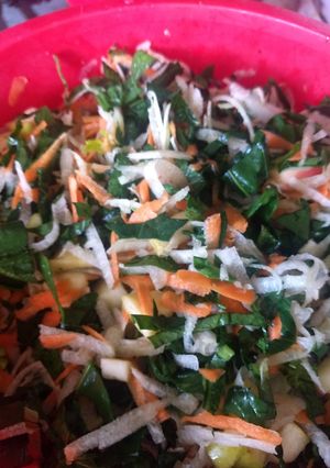 Una foto de Ensalada de colores