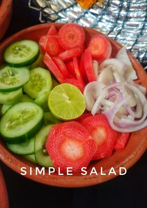 A picture of Simple salad.