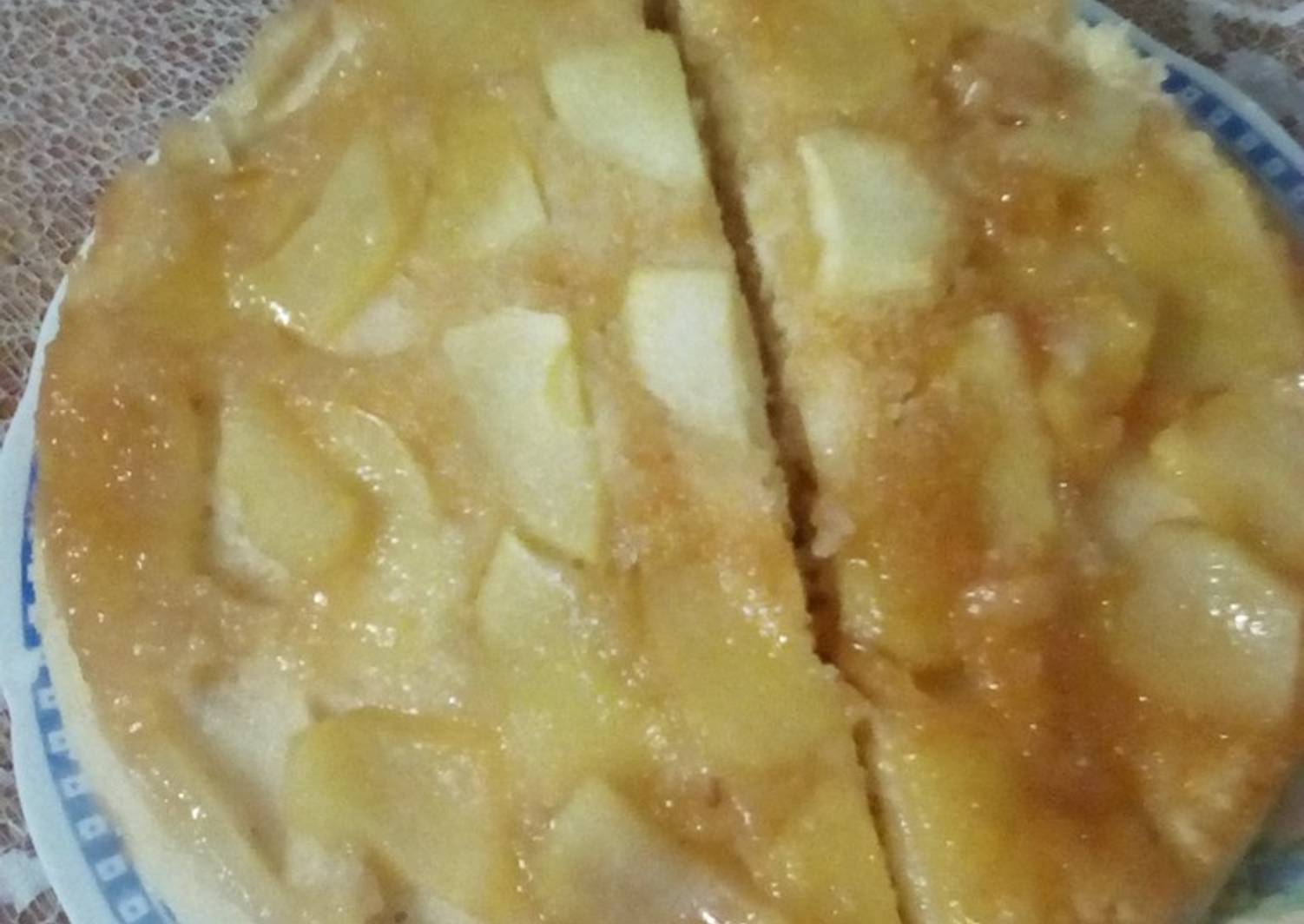 Tarta De Manzana En Microondas En 10 Minutos Torta invertida de manzana en microondas (en solo 10 minutos) Receta de