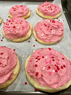 A picture of Frosted Soft Sugar Cookies.