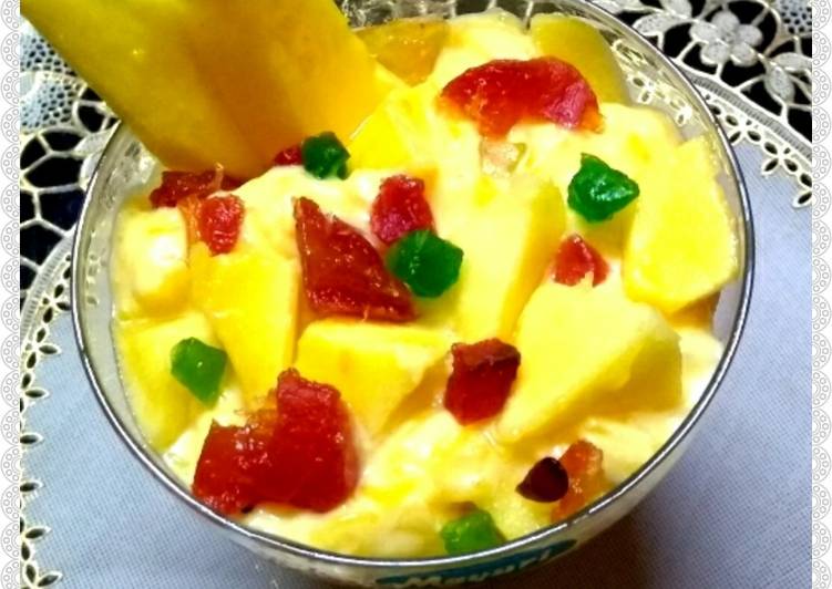 How to Make Quick Mango Faluda Pudding