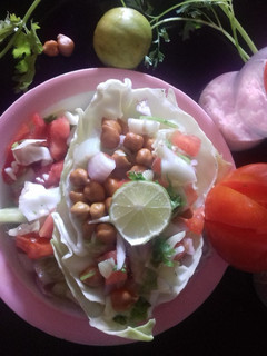 A picture of Black gram salad.