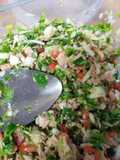 Ceviche de atún sencillo