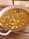 Cazuela de rape con patatas y zanahorias