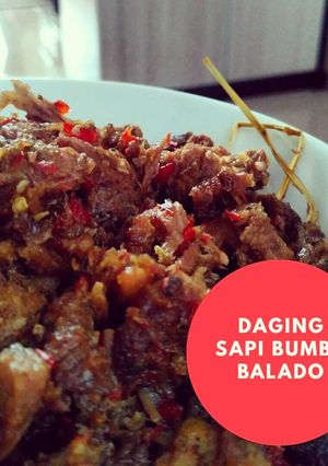 Foto resep Daging Sapi bumbu Balado