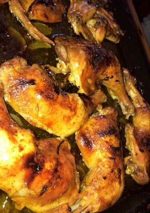 Sült csirkecomb-szárny 🍗🤩😍 recept fotója