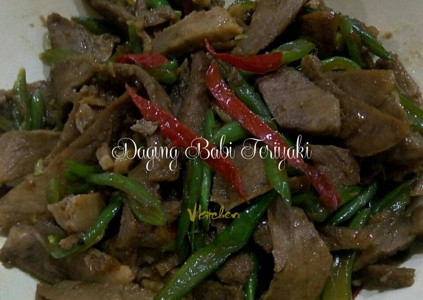 Daging Babi Teriyaki